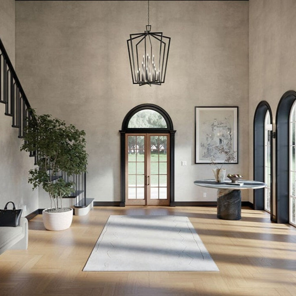 Foyer Lantern Equinox Foyer Lantern, Hanging Light, Large,