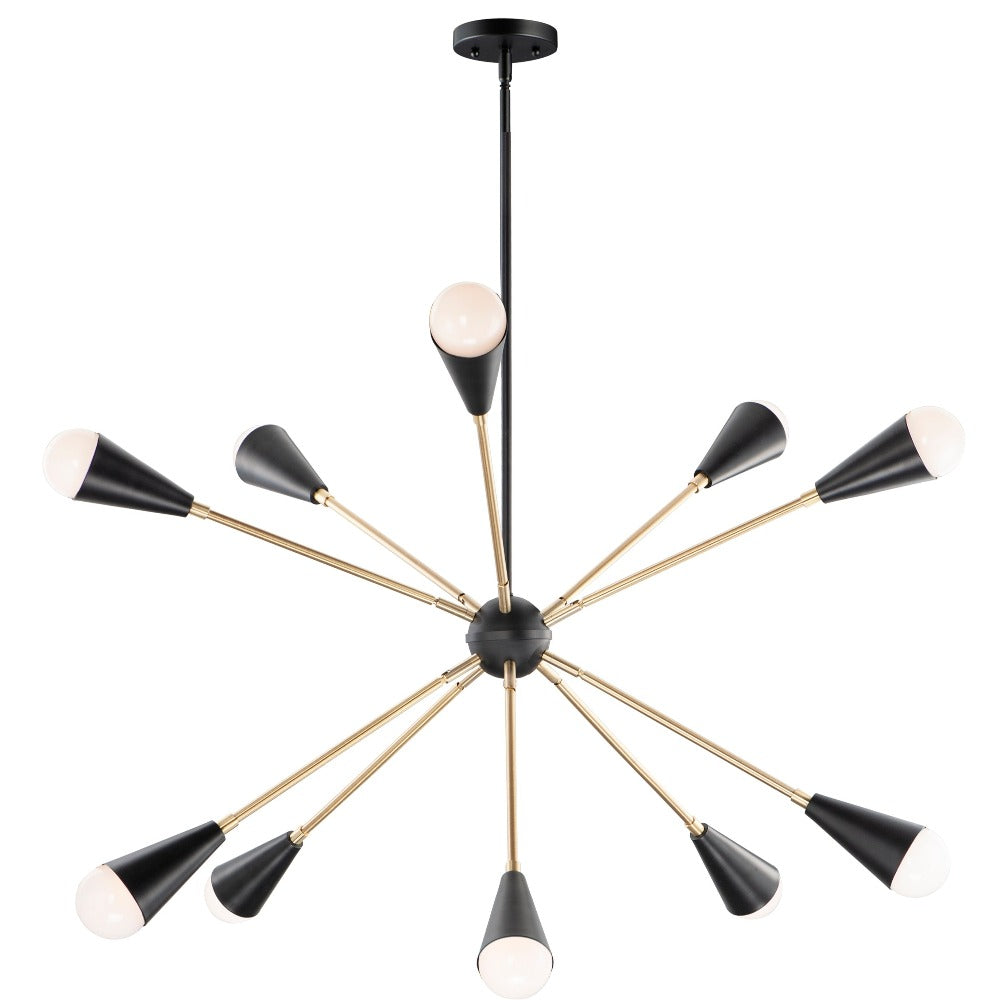 Blair Sputnik Chandelier, Chandelier, Black