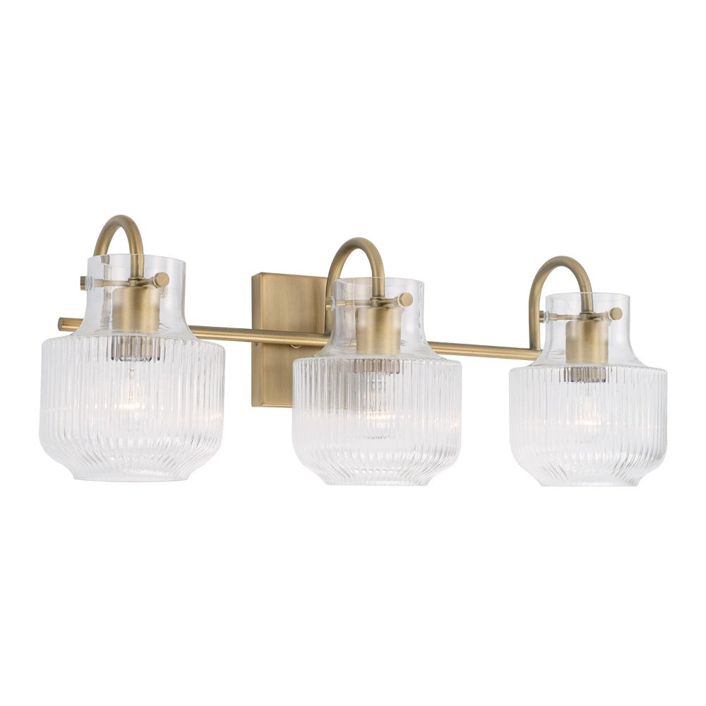 Brea Vanity, Vanity, Aged Brass