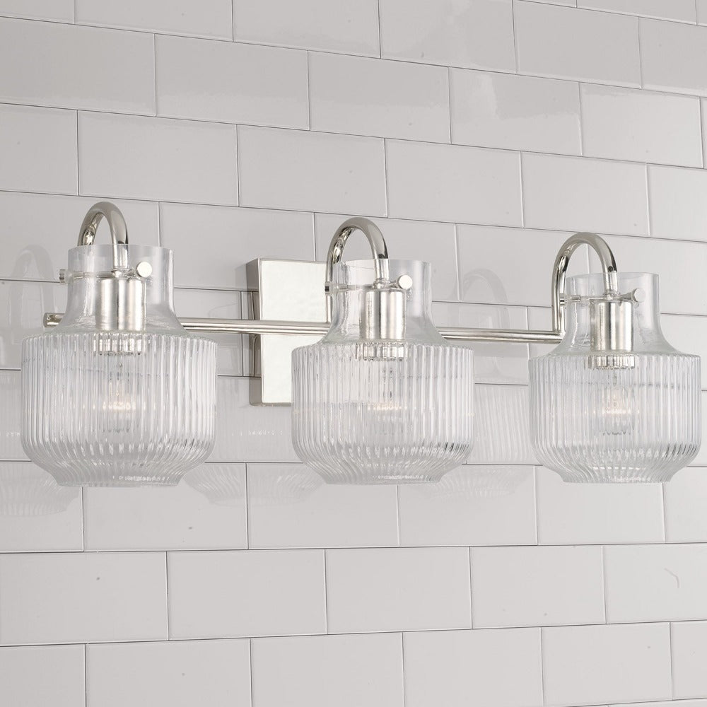 Brea Vanity, Vanity, Polished Nickel