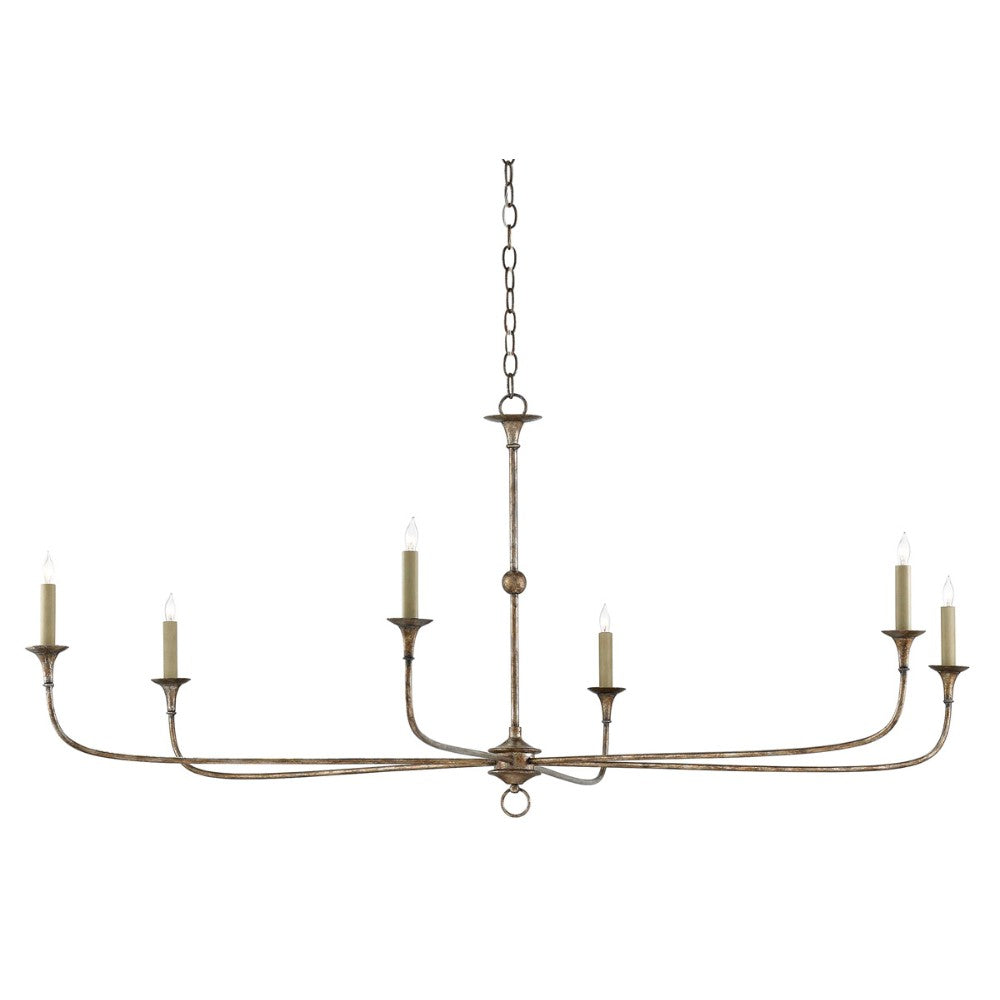 Peyton Chandelier, Chandelier, Pyrite Bronze
