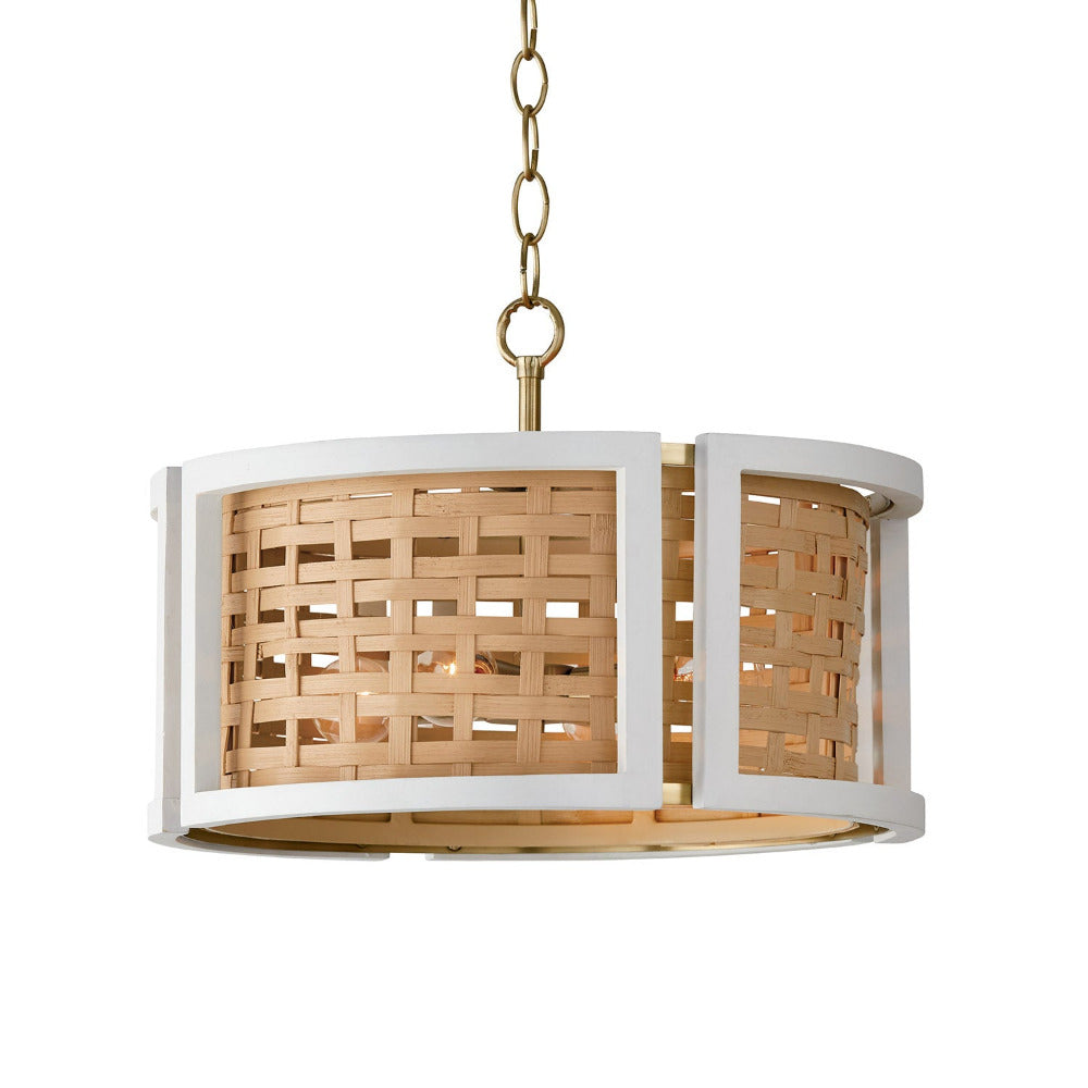 Zang Dual Mount Pendant, Pendant, Matte White