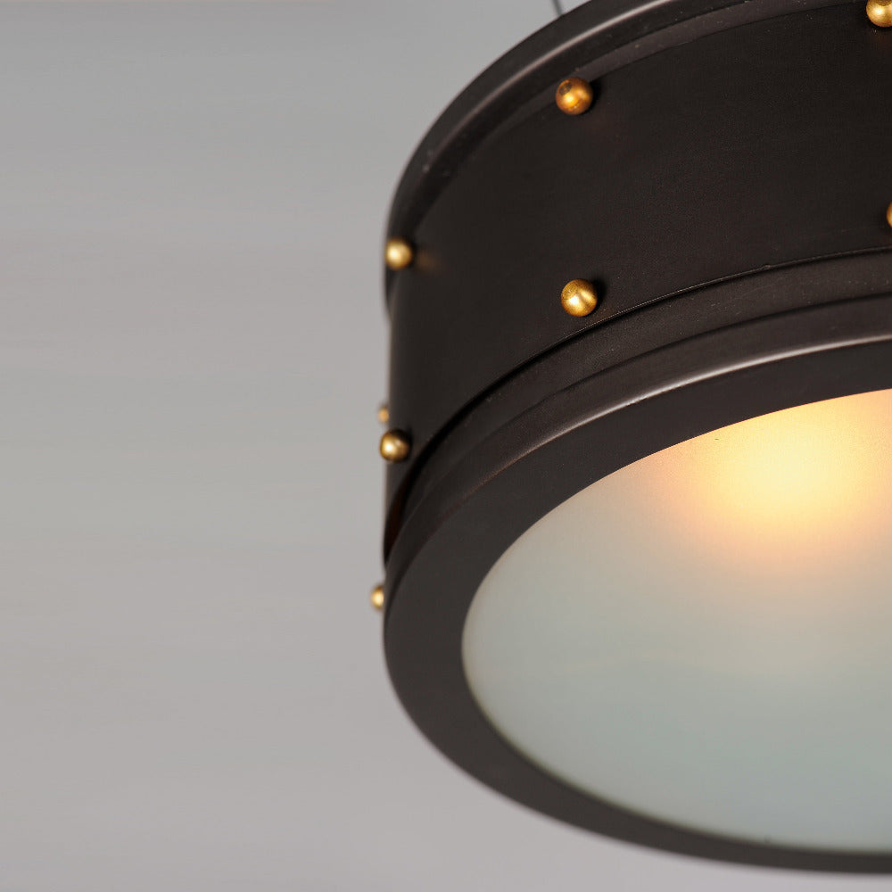 Harvey Flush Mount, Flush Mount, Oil Rubbed Bronze.