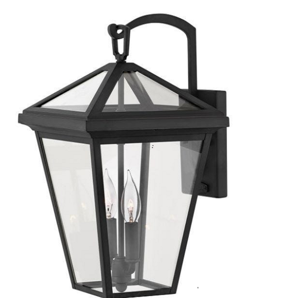 Abraham Wall Mount Lantern, Sconce, Museum Black