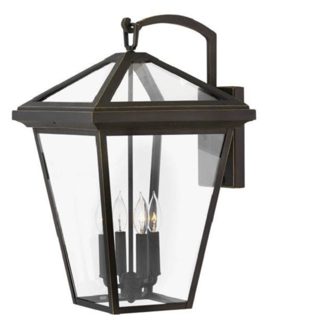 Abraham Wall Mount Lantern, Sconce, Oil Bronze 