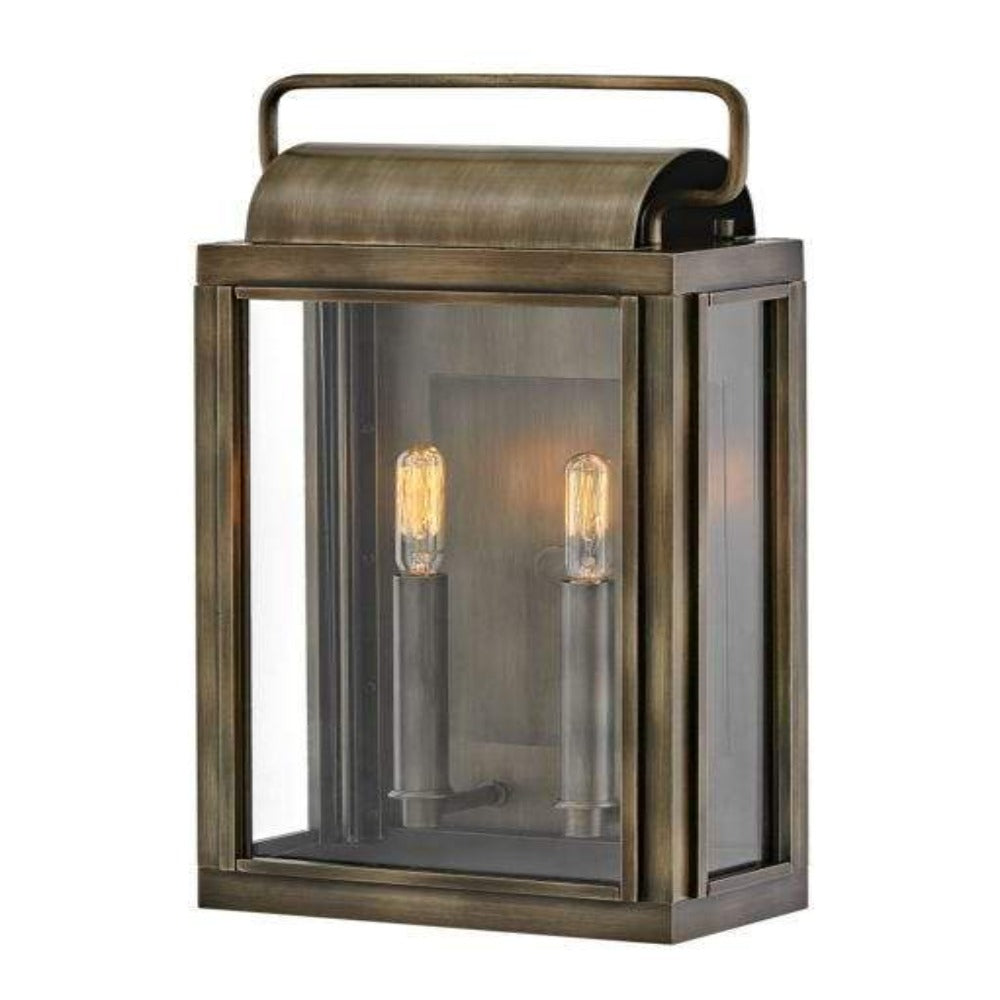 Jackie Wall Lantern, Wall Lantern, Burnished Bronze