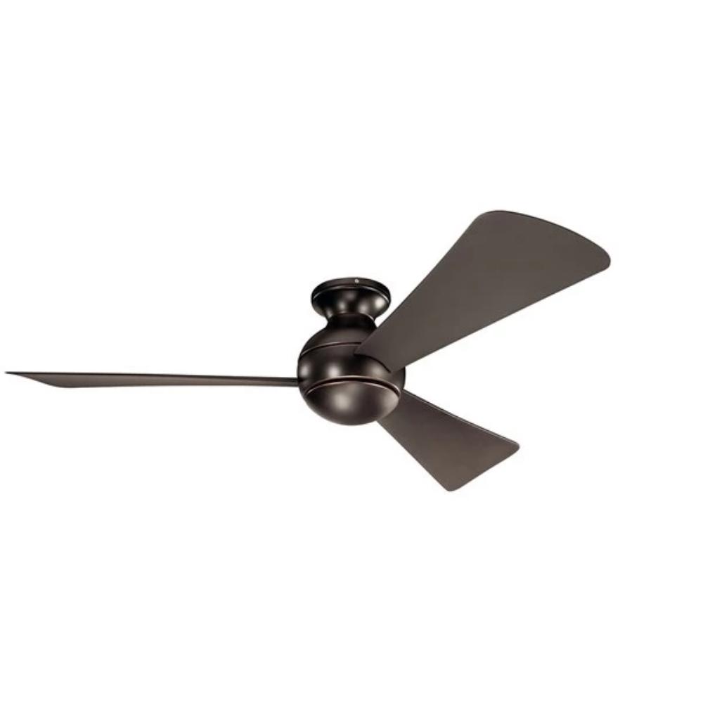Sola Fan, 54" LED Ceiling Fan, Olde Bronze, Cap