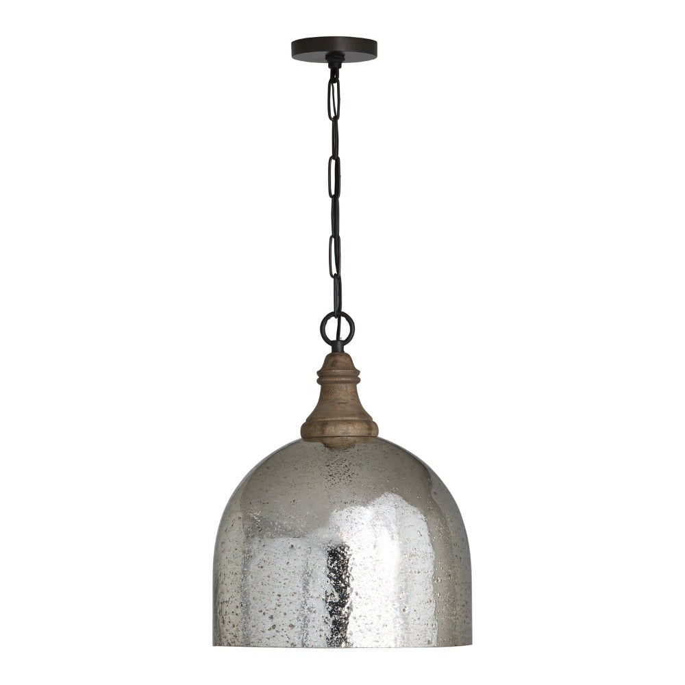 Kenley Pendant Grey Wash, Pendant, Mercury Glass Pendant 