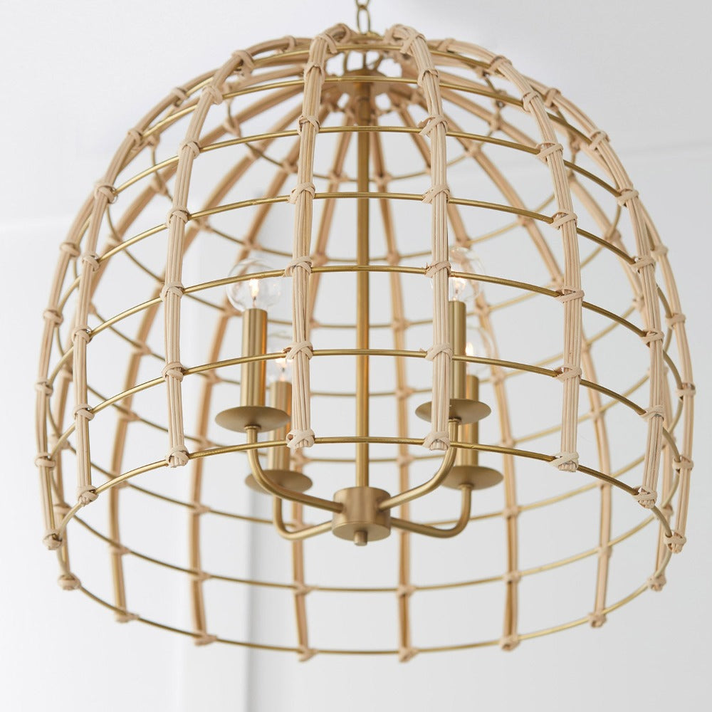 Saven Pendant, Pendant, Matte Brass