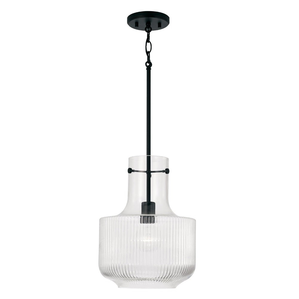 Brea Pendant, Pendant, Matte Black