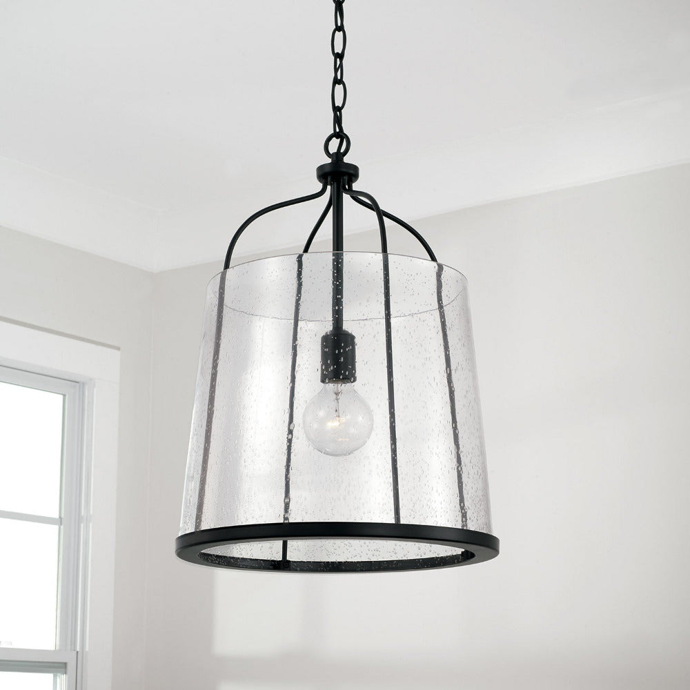Susie Pendant, Pendant, Matte Black