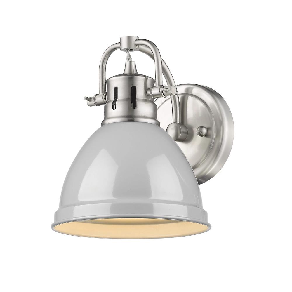 Elm 1-Light Bath Vanity in Pewter