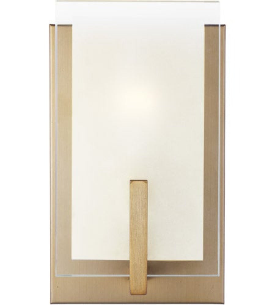 Sienna 1-light Wall Sconce, Sconce, Satin Brass