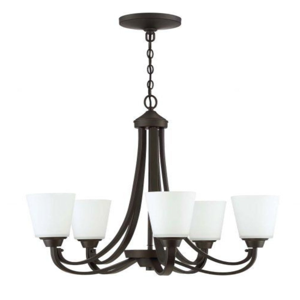 Venice 5-Light Chandelier, Chandelier, Espresso