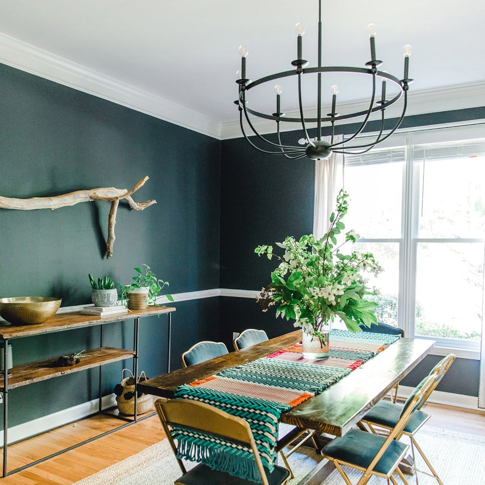 Emery Chandelier, Chandelier, Matte Black