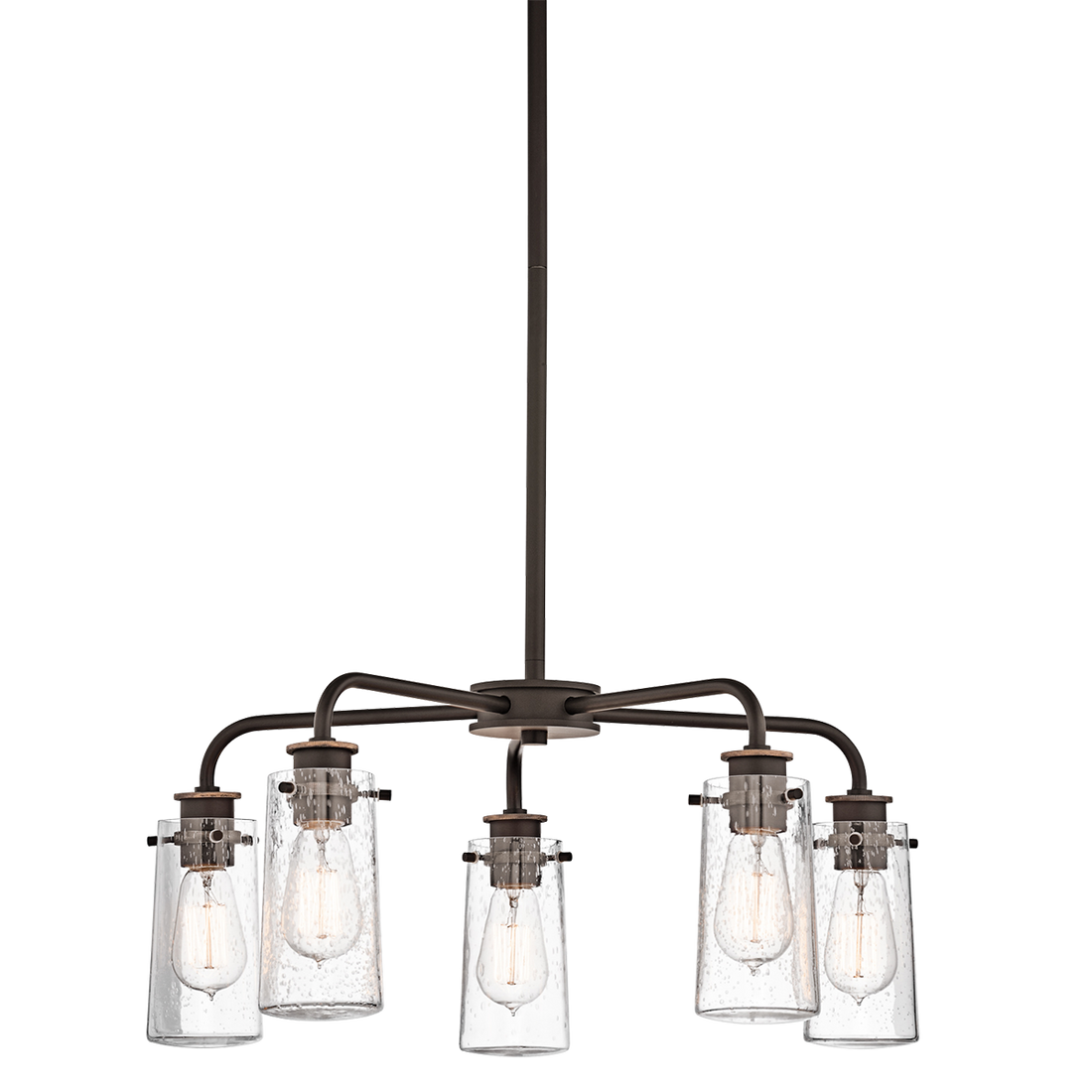 6 Light Braelyn Chandelier in Olde Bronze, by Kichler, 43058OZ