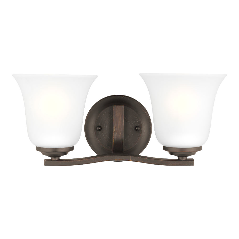 Hanover 2-Light Vanity, Vanity, Bronze