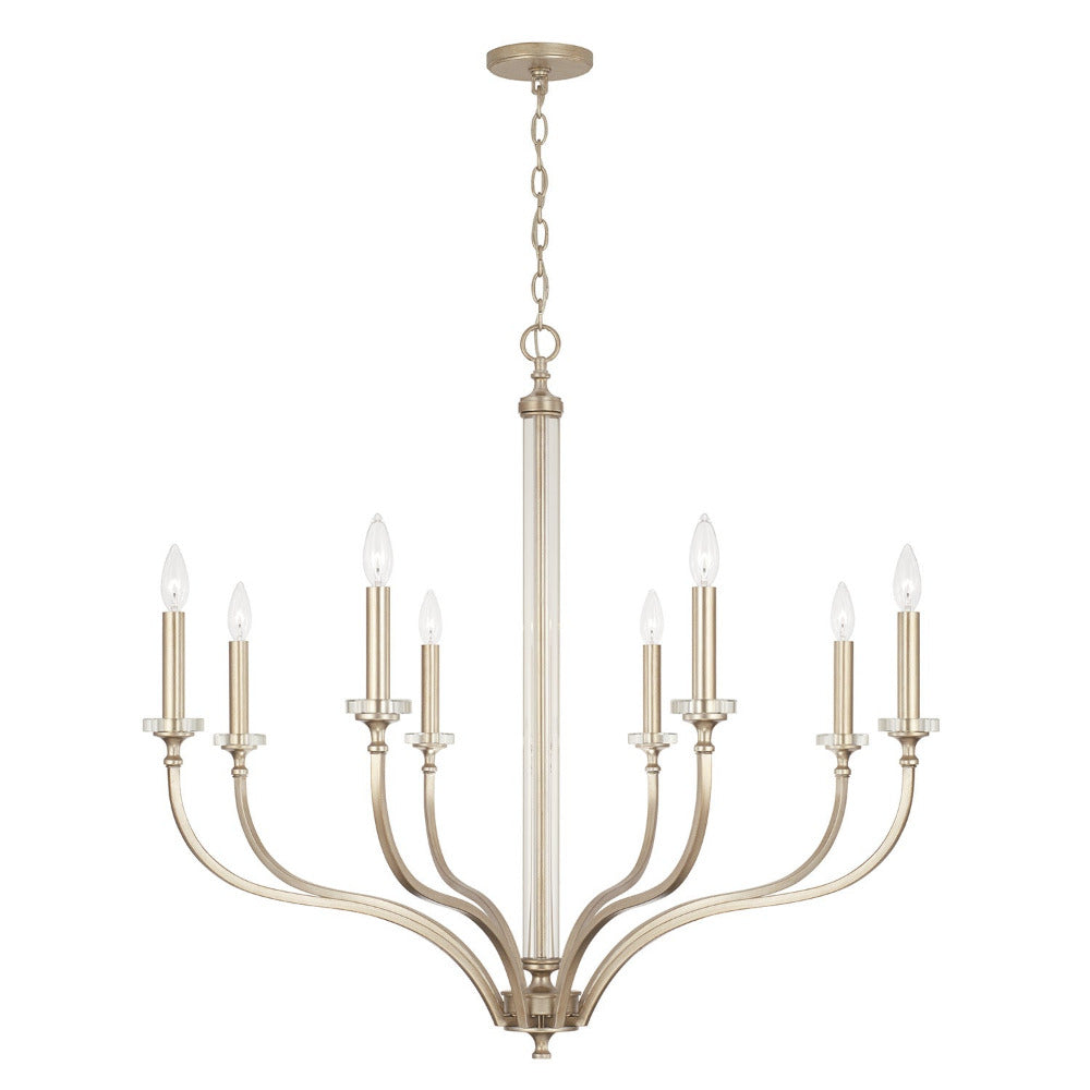 Lilibet Chandelier, Chandelier, Brushed Champagne