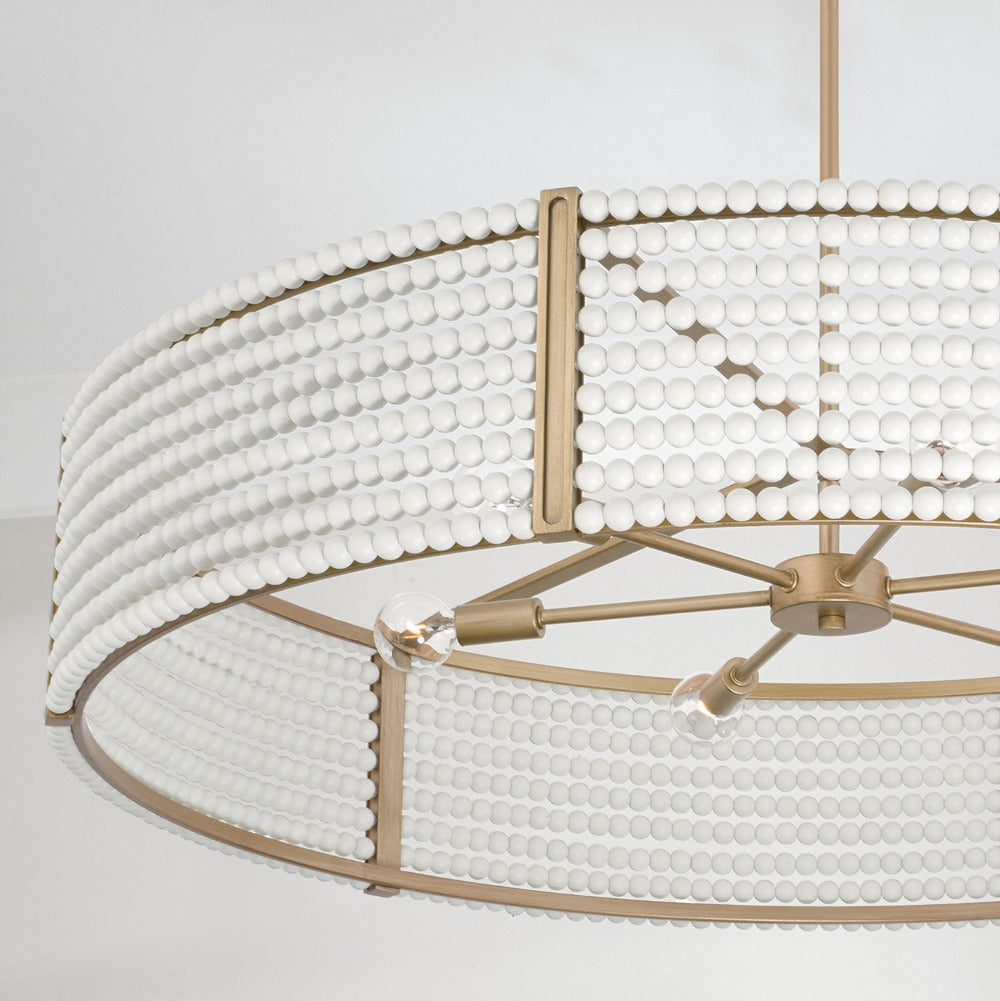 Chenoa Chandelier, Chandelier, Aged Brass