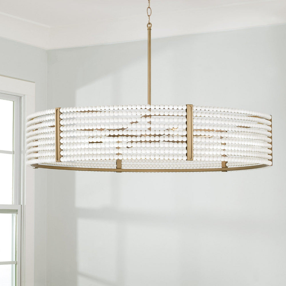 Chenoa Chandelier, Chandelier, Aged Brass