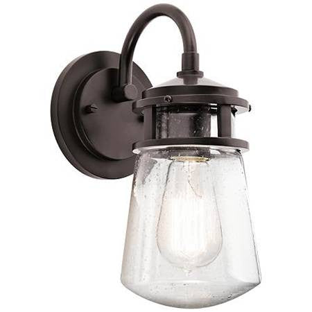 Lyndon Outdoor Wall Light in Architectural Bronze by Kichler 49444AZ