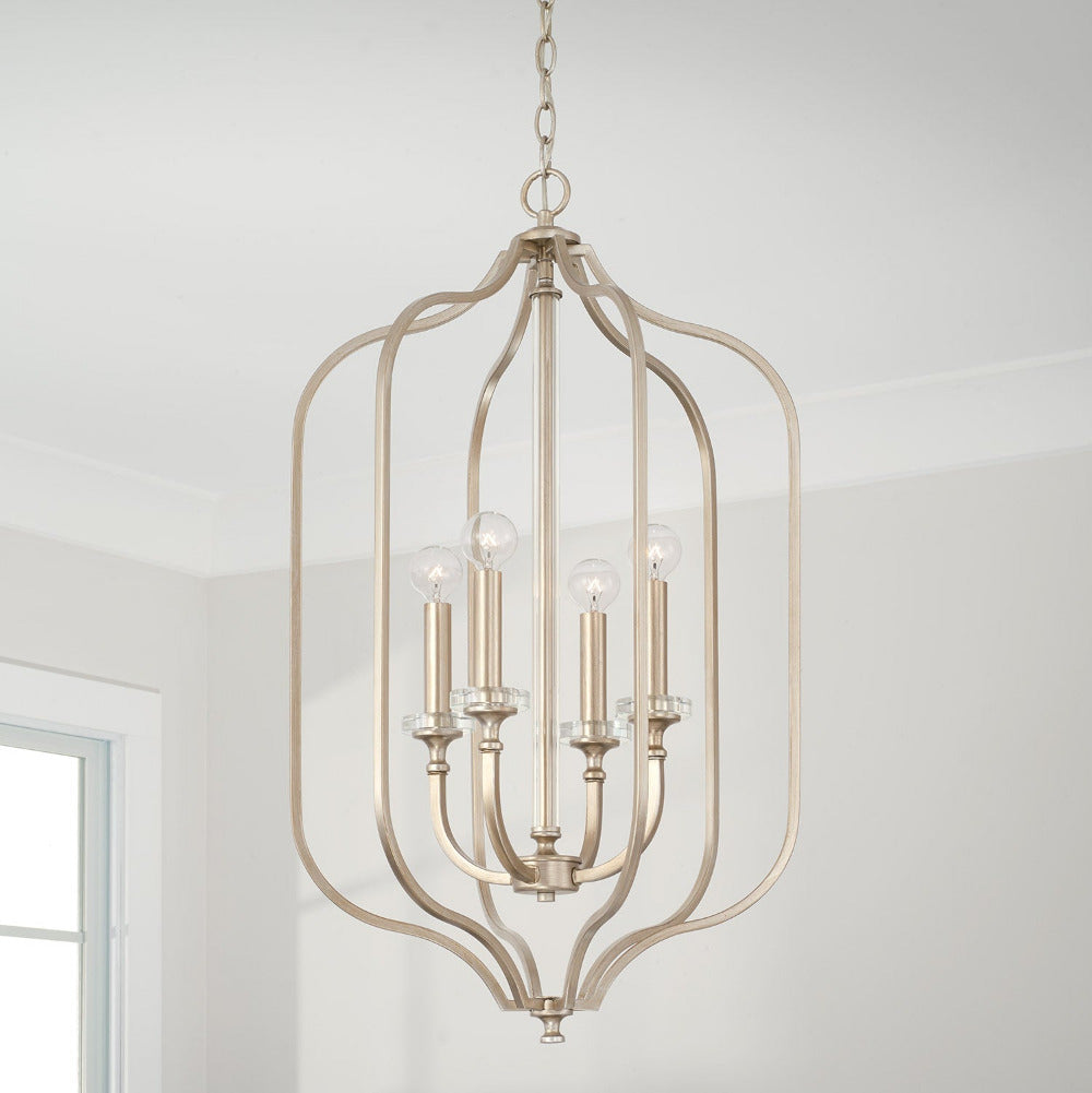 Lilibet Foyer, Foyer, Brushed Champagne