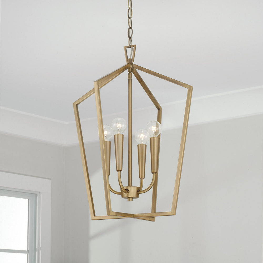 Audrey Foyer, Foyer, Aged Brass