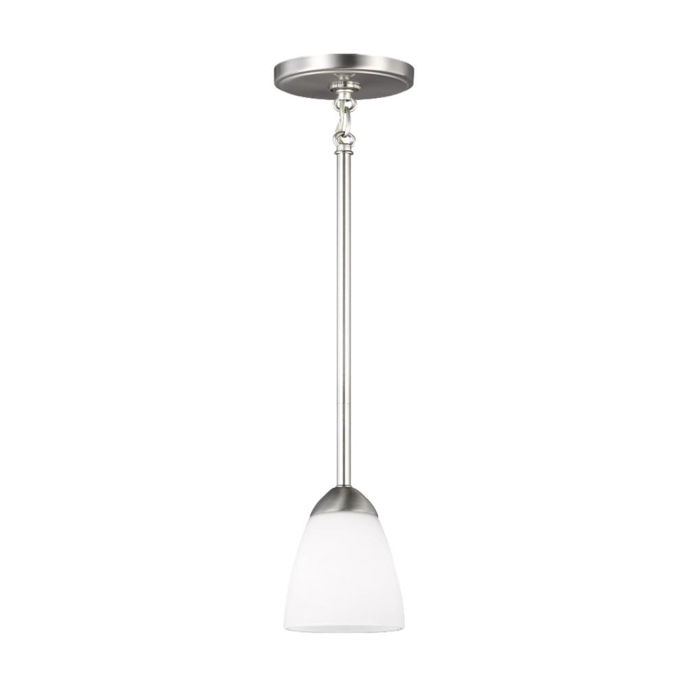 Barton 1-Light Mini-Pendant, Pendant, Brushed Nickel