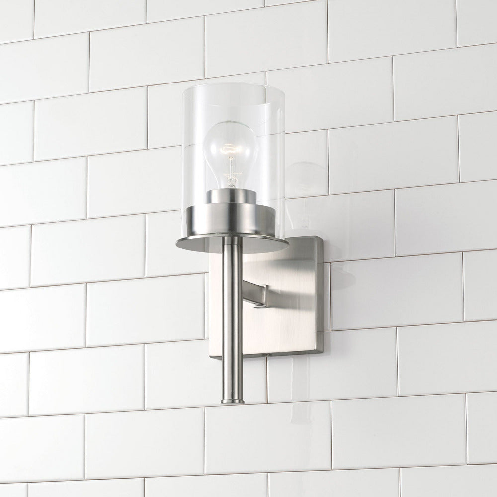 Joans Sconce, Sconce, Brushed Nickel