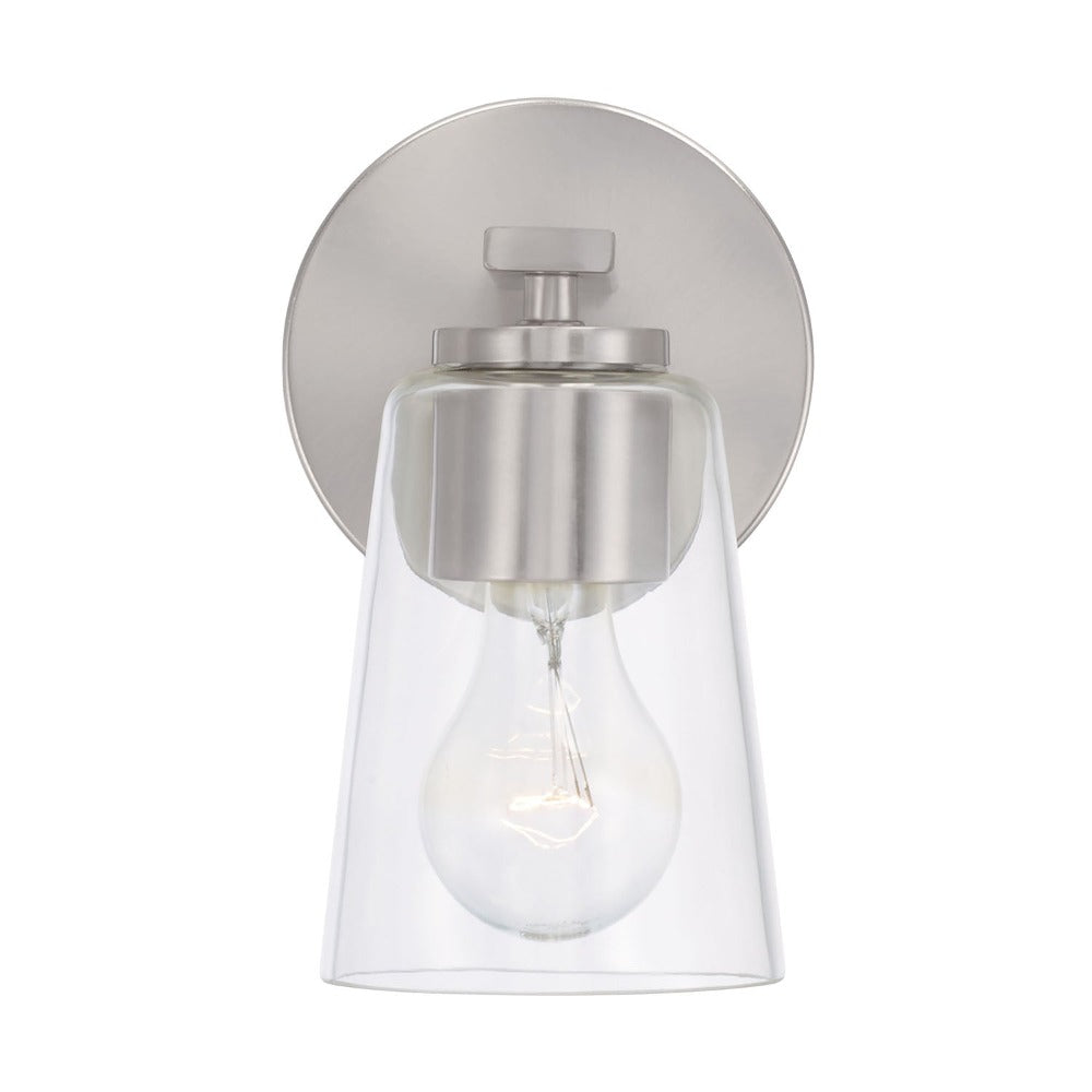 Finley 1-Light Vanity, Vanity, Brushed Nickel