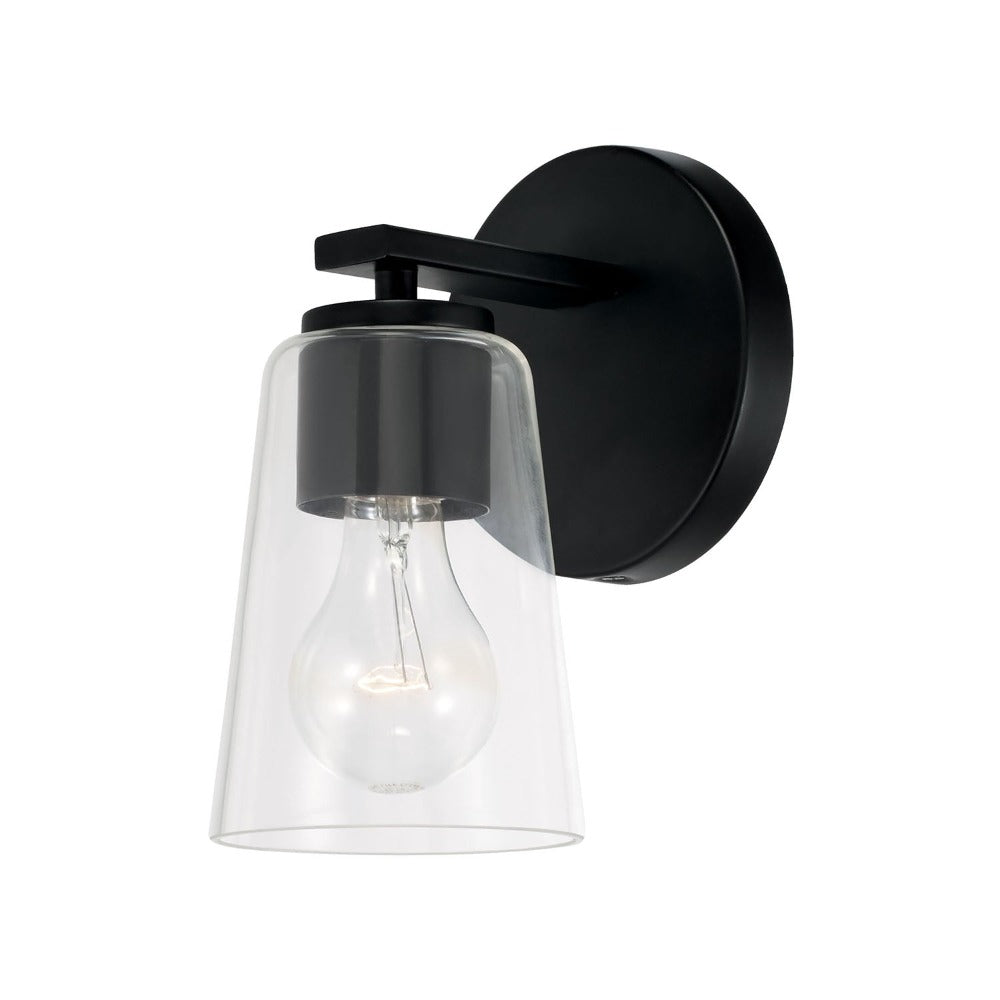 Finley 1-Light Vanity, Vanity, Matte Black