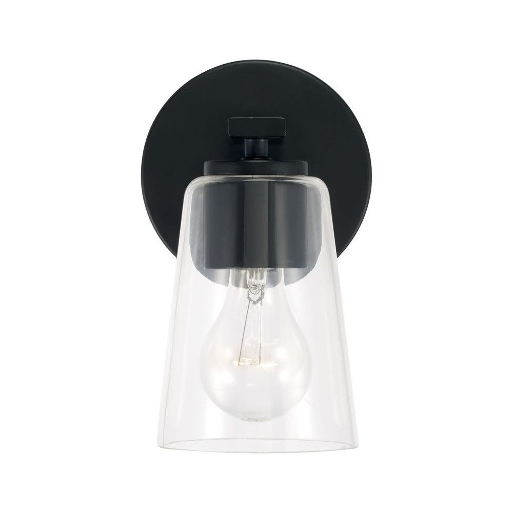 Finley 1-Light Vanity, Vanity, Matte Black