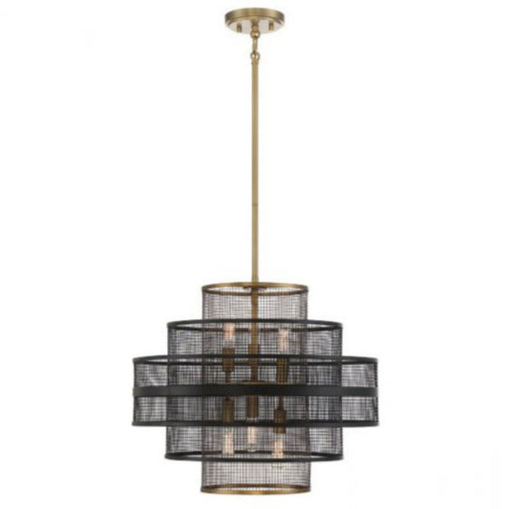 Viviana Chandelier, Chandelier, Matte Black