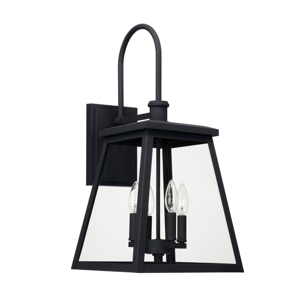 Carter Outdoor Wall Lantern, Sconce, Black