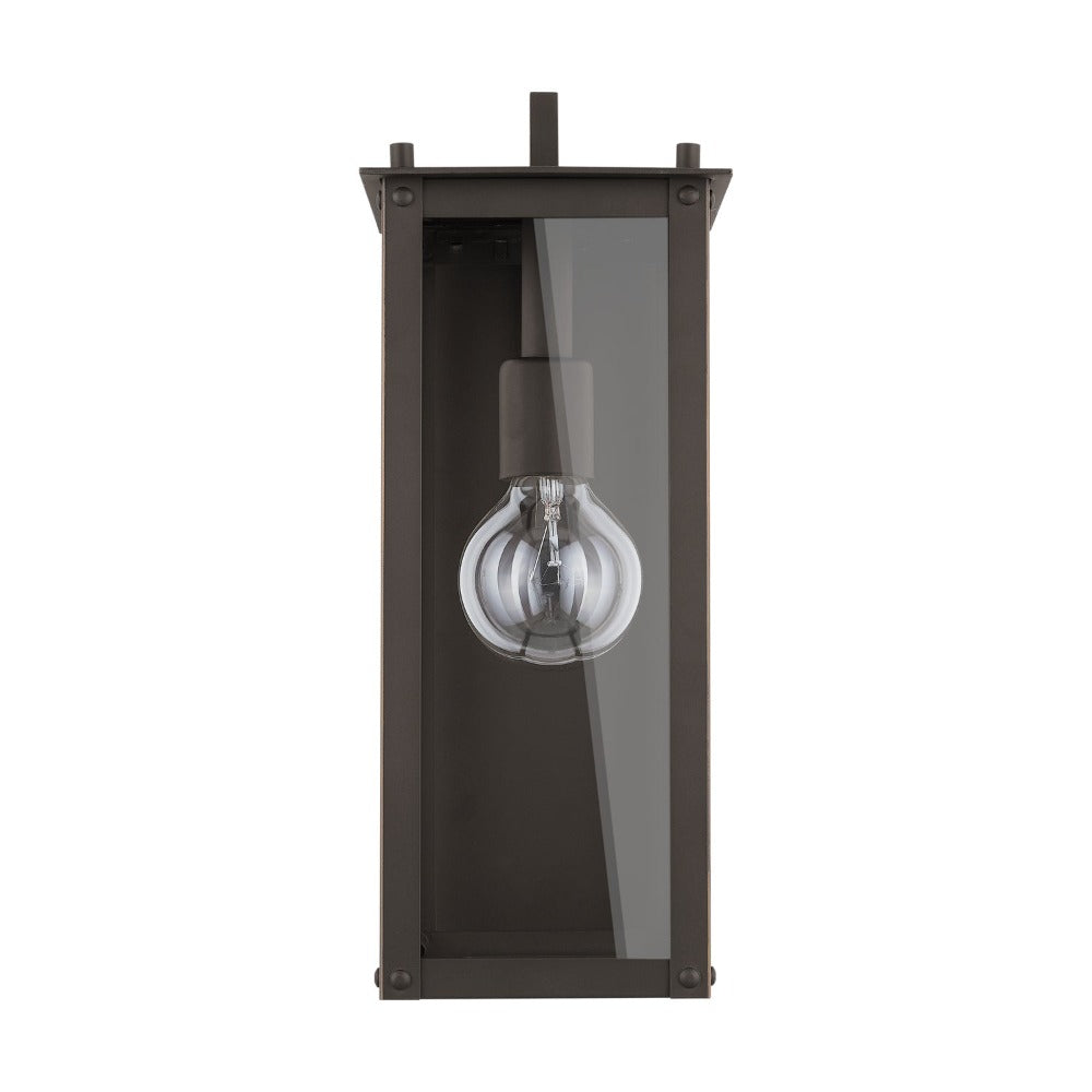 Maci 6&quot; 1-light Outdoor Wall Lantern, Sconce, Oiled Bronze