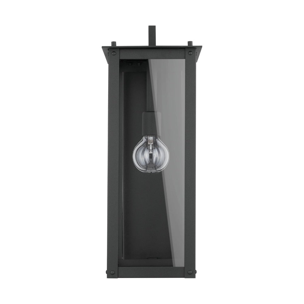 Maci 8&quot; 1-light Outdoor Wall Lantern, Sconce, Black