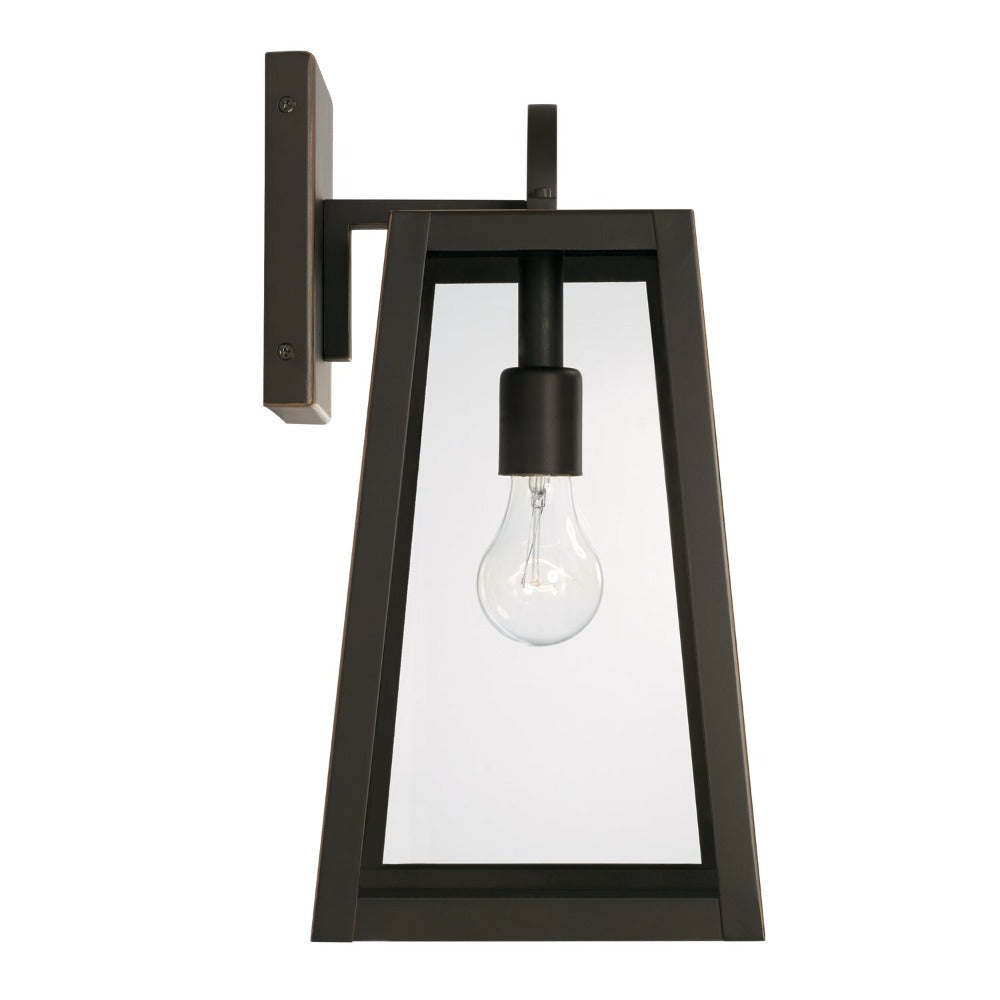 Andrew 1-light Outdoor Wall Lantern, Sconce, Oiled Bronze