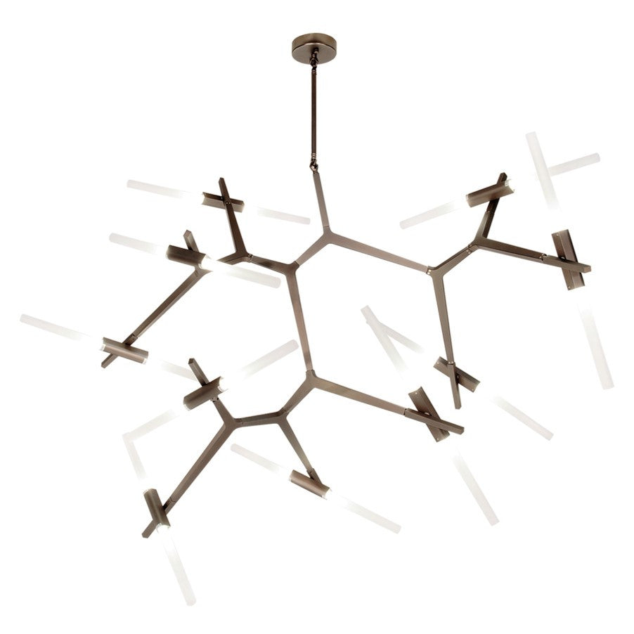 Mid-Century Modern LED Bronze San Vicente Blvd 20 light Sputnik Chandelier by Avenue Lighting HF8061-20-DBZ