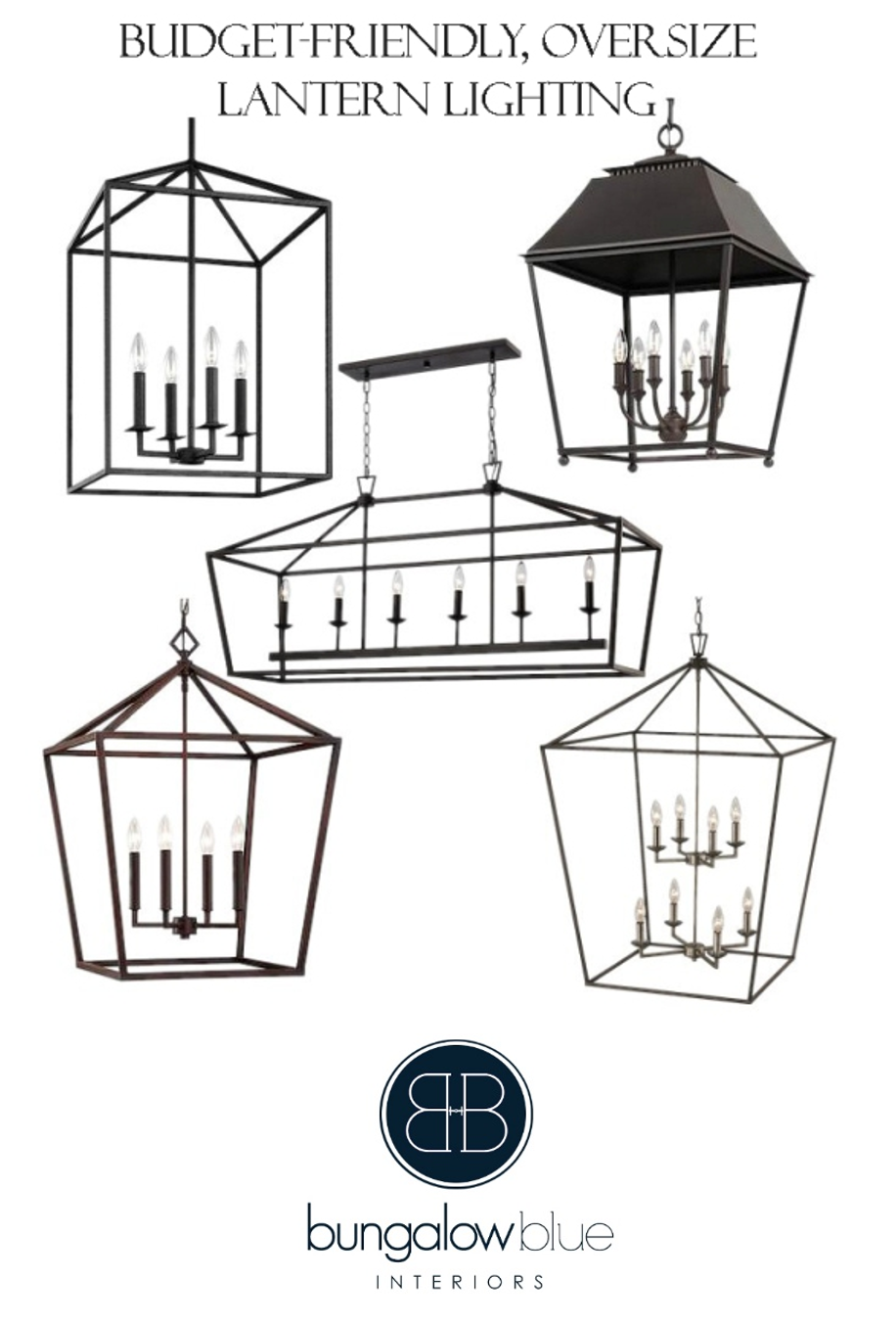 Elm Caged Lantern