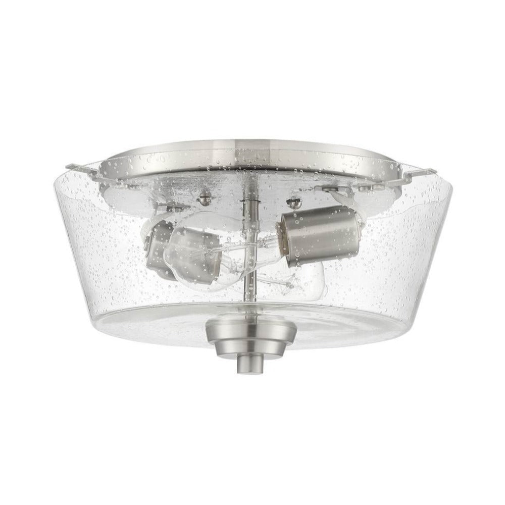 Venice Flush Mount, Mount, Brushed Nickel
