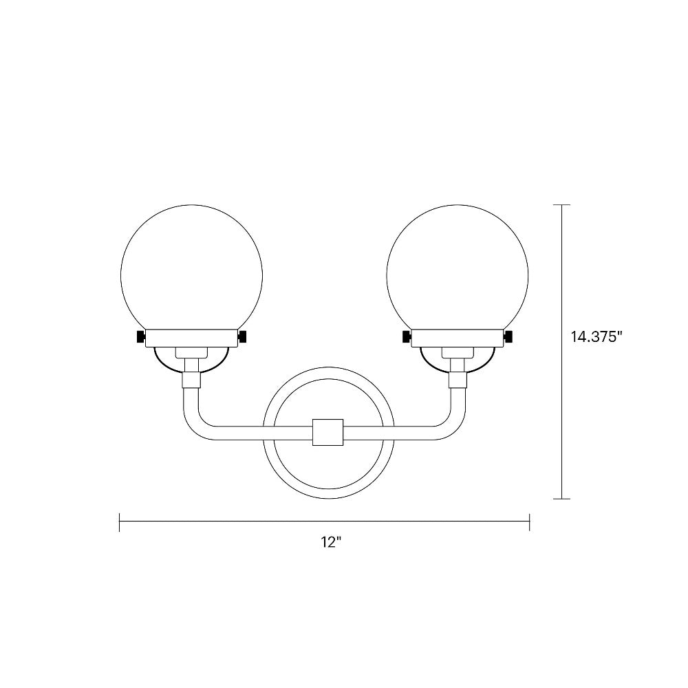 Basie Vanity, Vanity, Scale Drawing