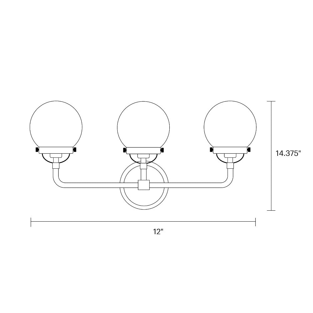 Basie Vanity, Vanity, Scale Drawing