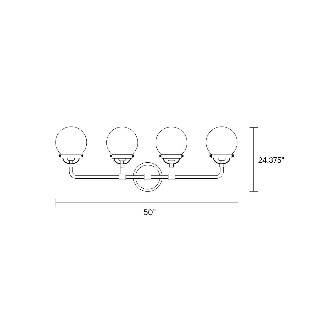 Basie Vanity, Vanity, Scale Drawing