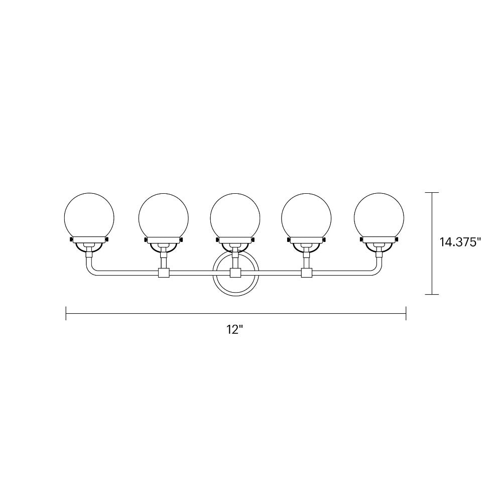 Basie Vanity, Vanity, Scale Drawing