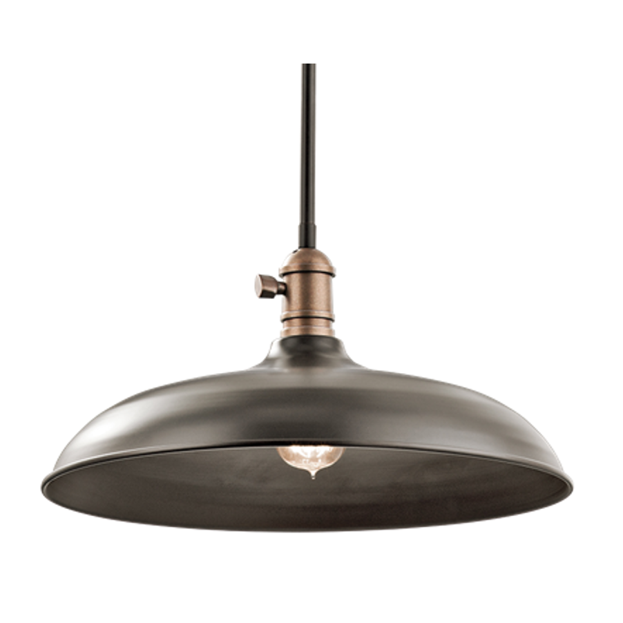 1 Light Large Cobson Pendant in Olde Bronze by Kichler 42685OZ