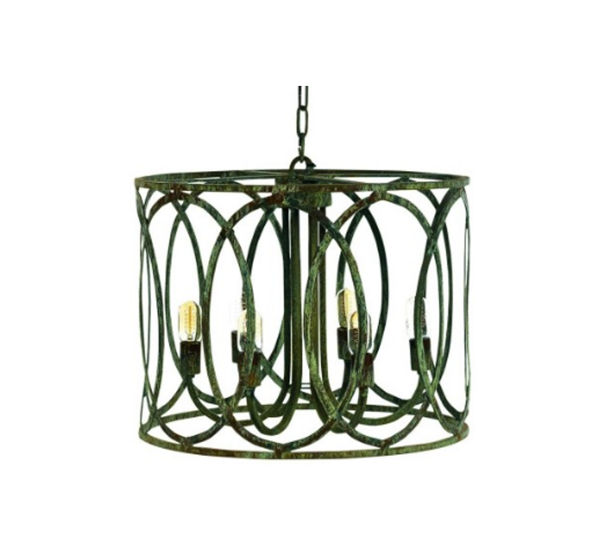 Ella Home Medium New Orleans Pendant in grey Deep Ocean PD10