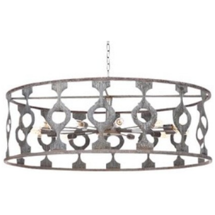 Ella Home Balustrade Large Pendant in grey Deep Ocean PD35L