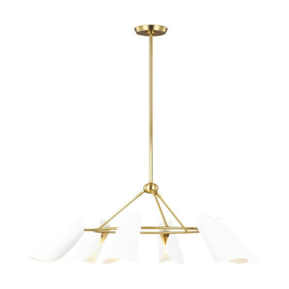 Donda Chandelier, Chandelier, White Light Fixture