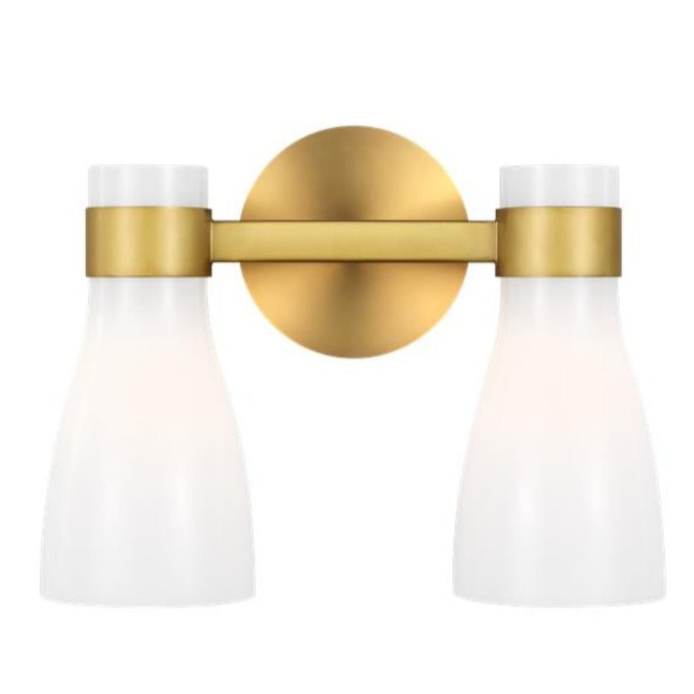 Shea Vanity, Sconce, Burnished Brass