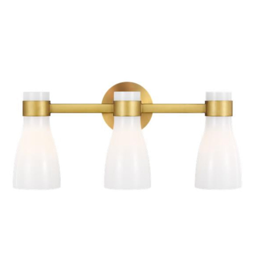 Shea Vanity, Sconce, Burnished Brass